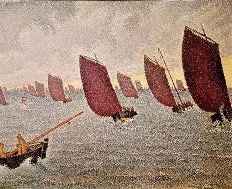 Paul Signac Breeze, Concarneau china oil painting image